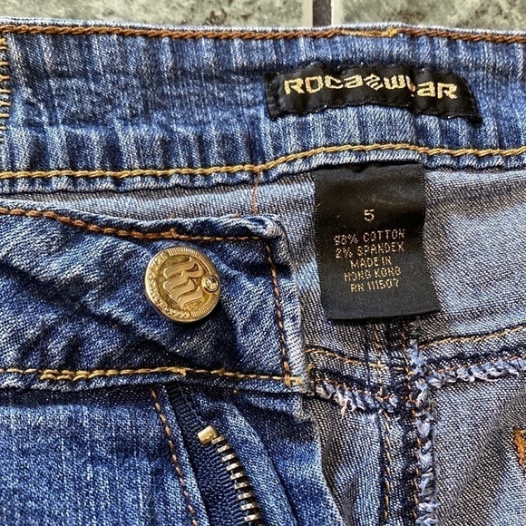 Roca Wear Jeans low rise, size 5 - Picture 4 of 10
